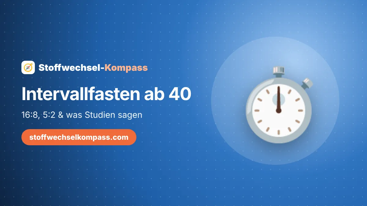 Intervallfasten ab 40: Funktioniert 16:8 wirklich?